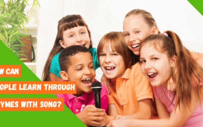 How can people learn through rhymes with song?